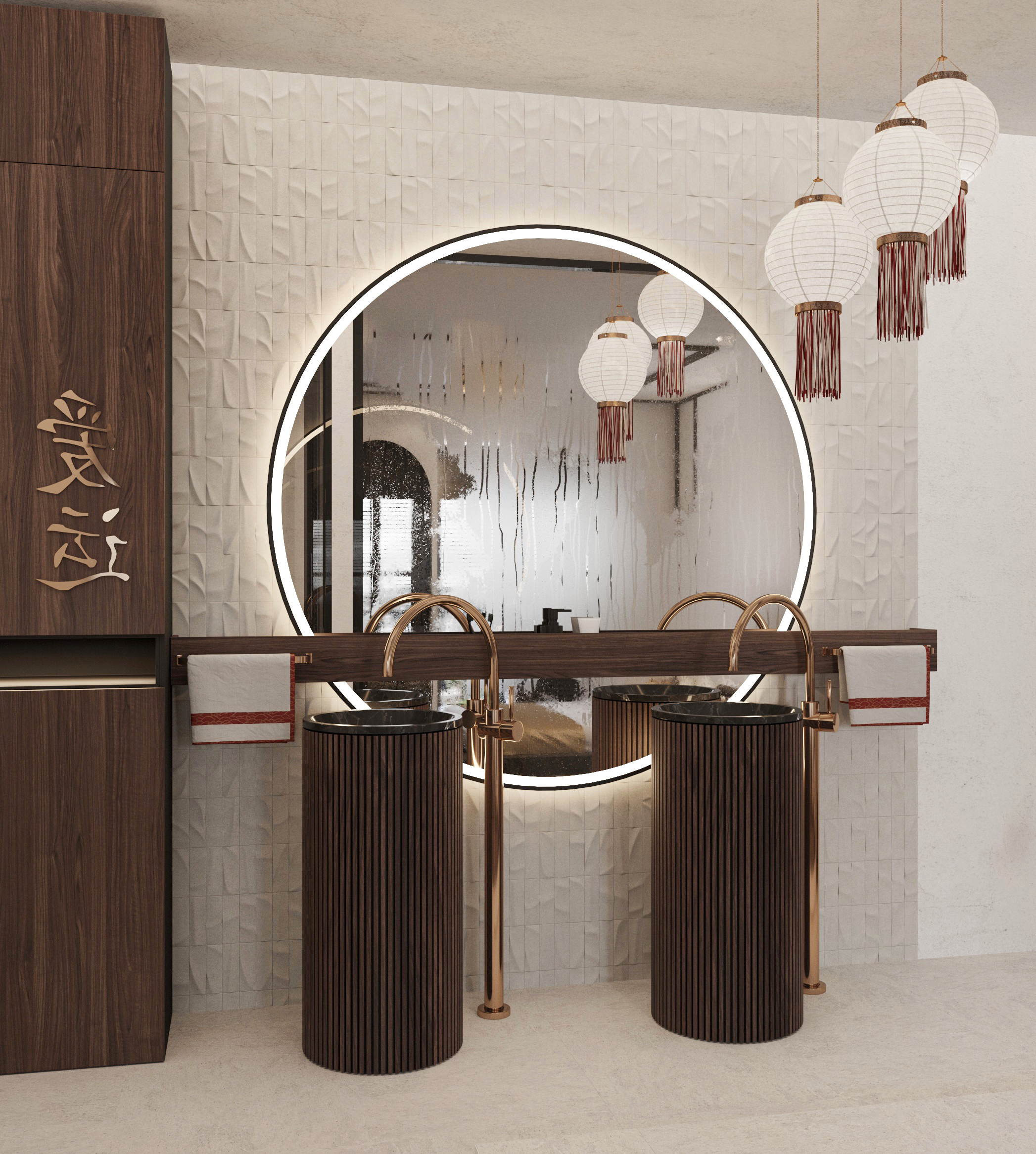 Бутик-отель. Дизайн-концепция номера в этно-стиле.-2