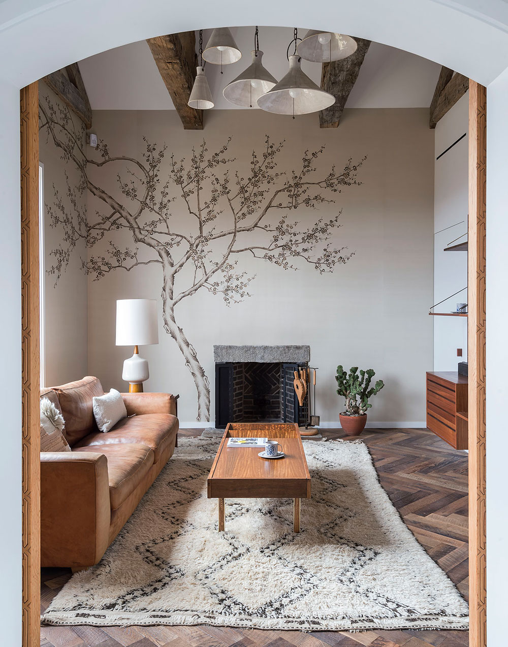 纽约附近英式乡村风格的复古农场住宅设计-22