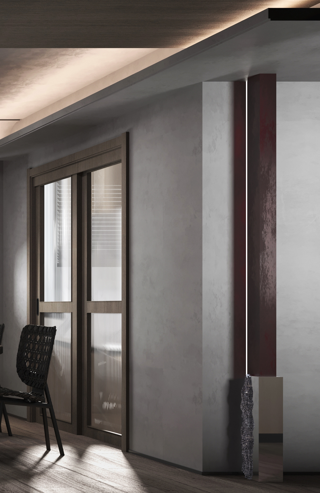 精致优雅,100㎡三室二厅的理想之家丨中国上海丨ZEAL.DESIGN 忱意设计-5