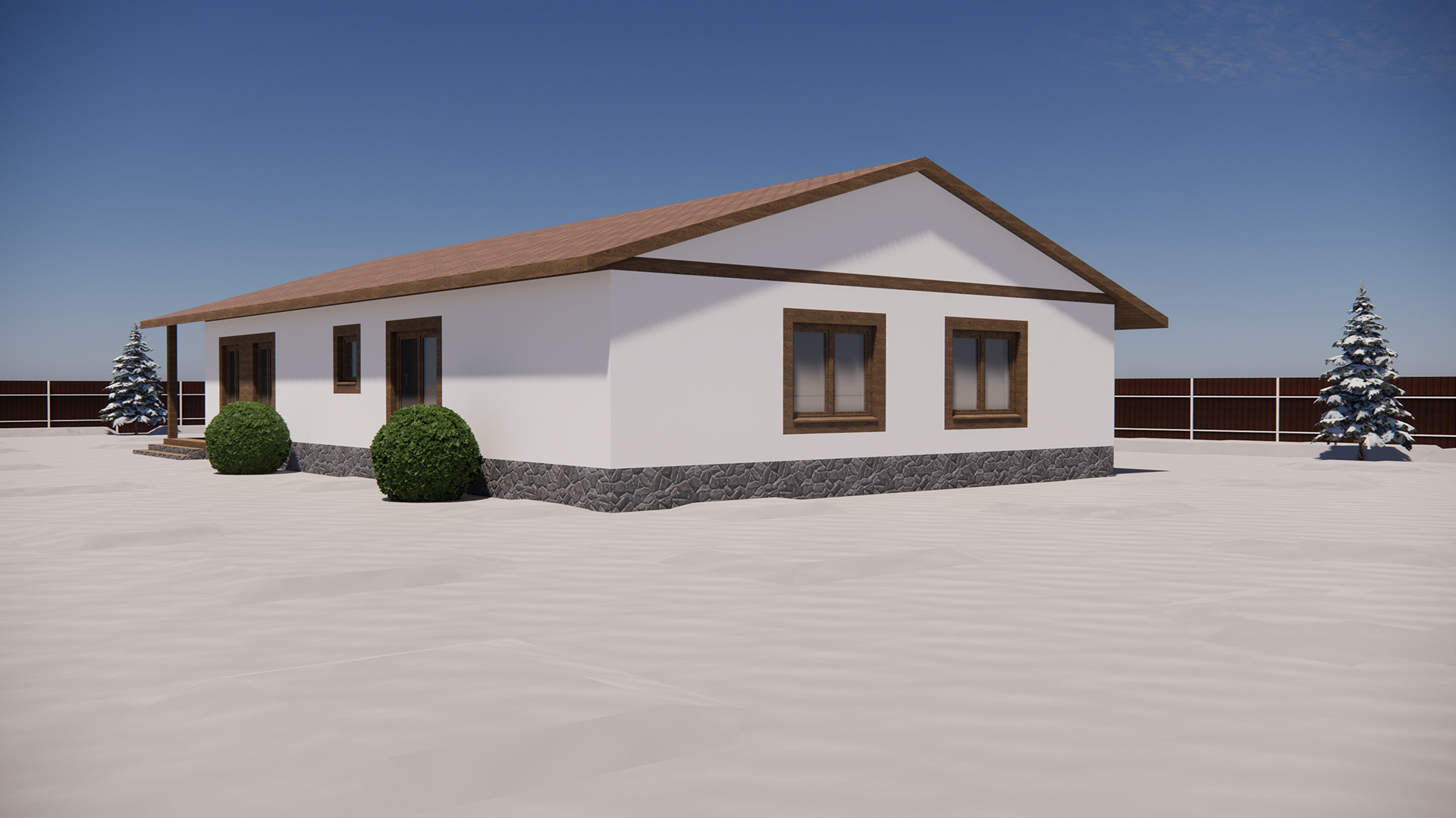 一层页岩风格住宅-5