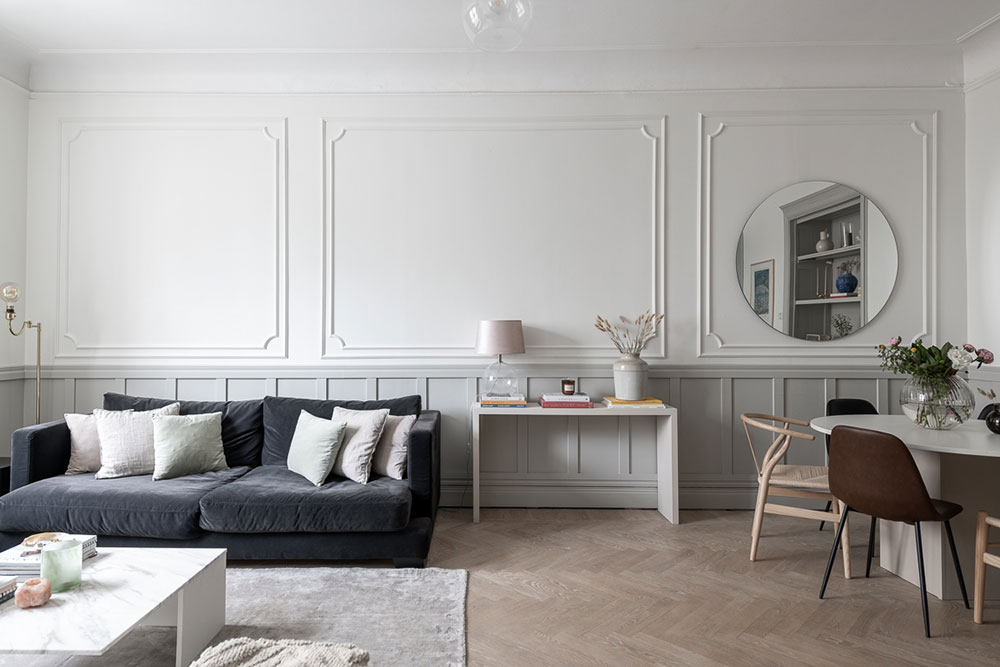 斯德哥尔摩 46 平米古典风公寓设计-7