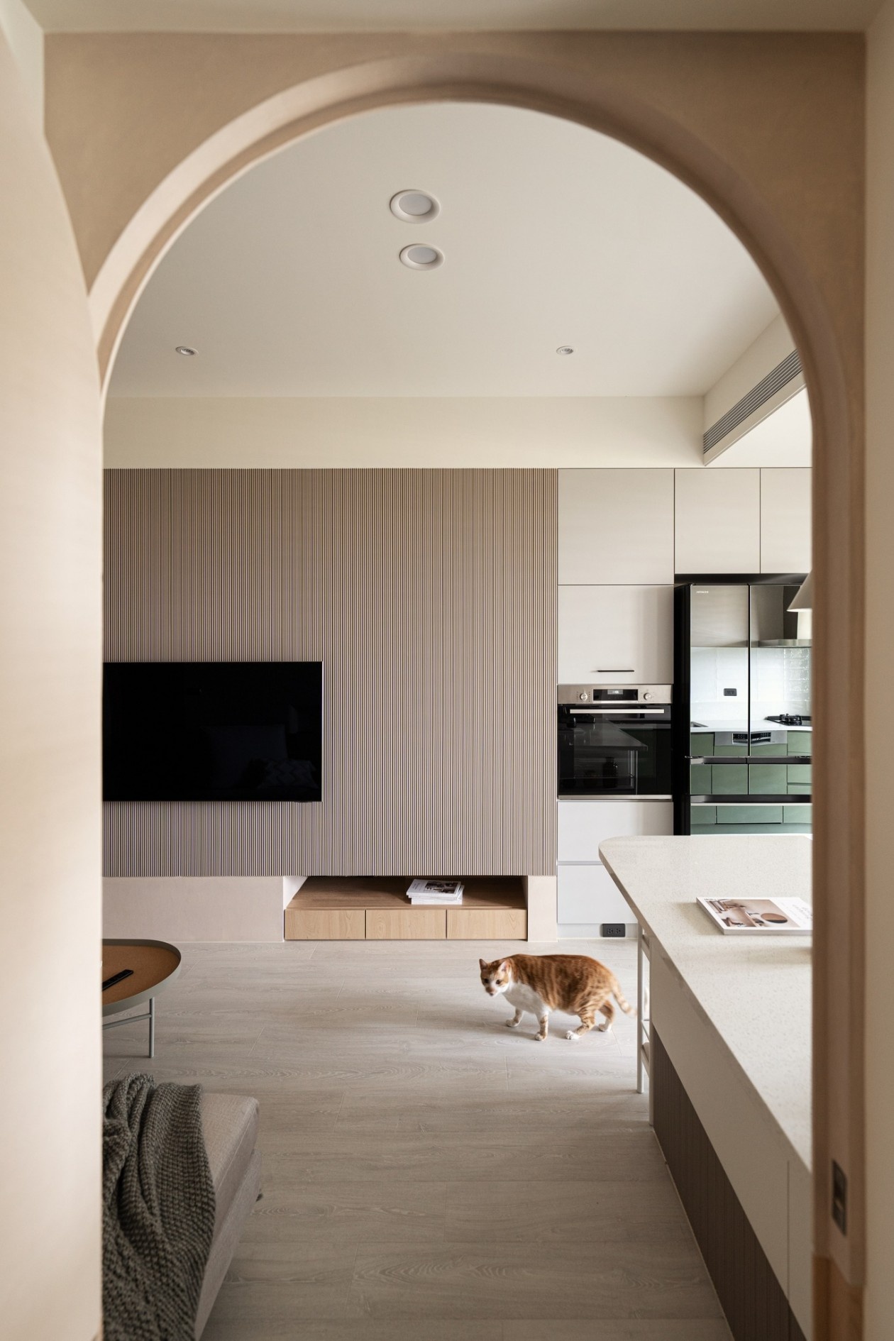 治愈奶茶色，一家人的冬日暖驿 | 筑悦空间设计-10