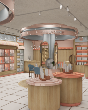 Thematical Beauty Store Interior Design Studies