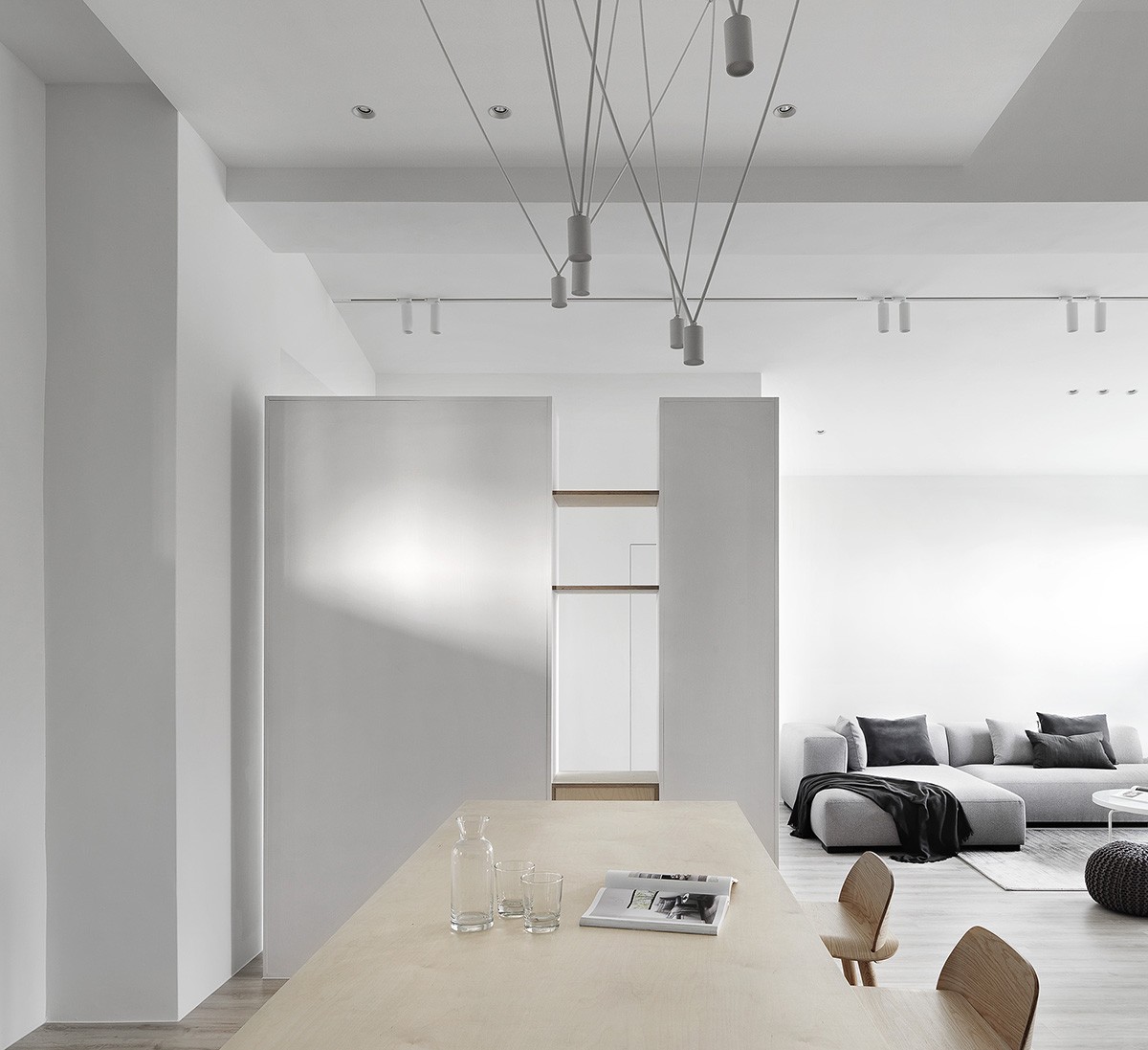 新澄设计 | 165m2 纯白空气感亲子宅，纯粹的生活本质！-8