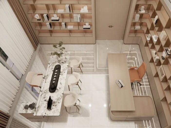 【文丰作品】卡其鹿焕新：自然人文交织的办公美学新章-65