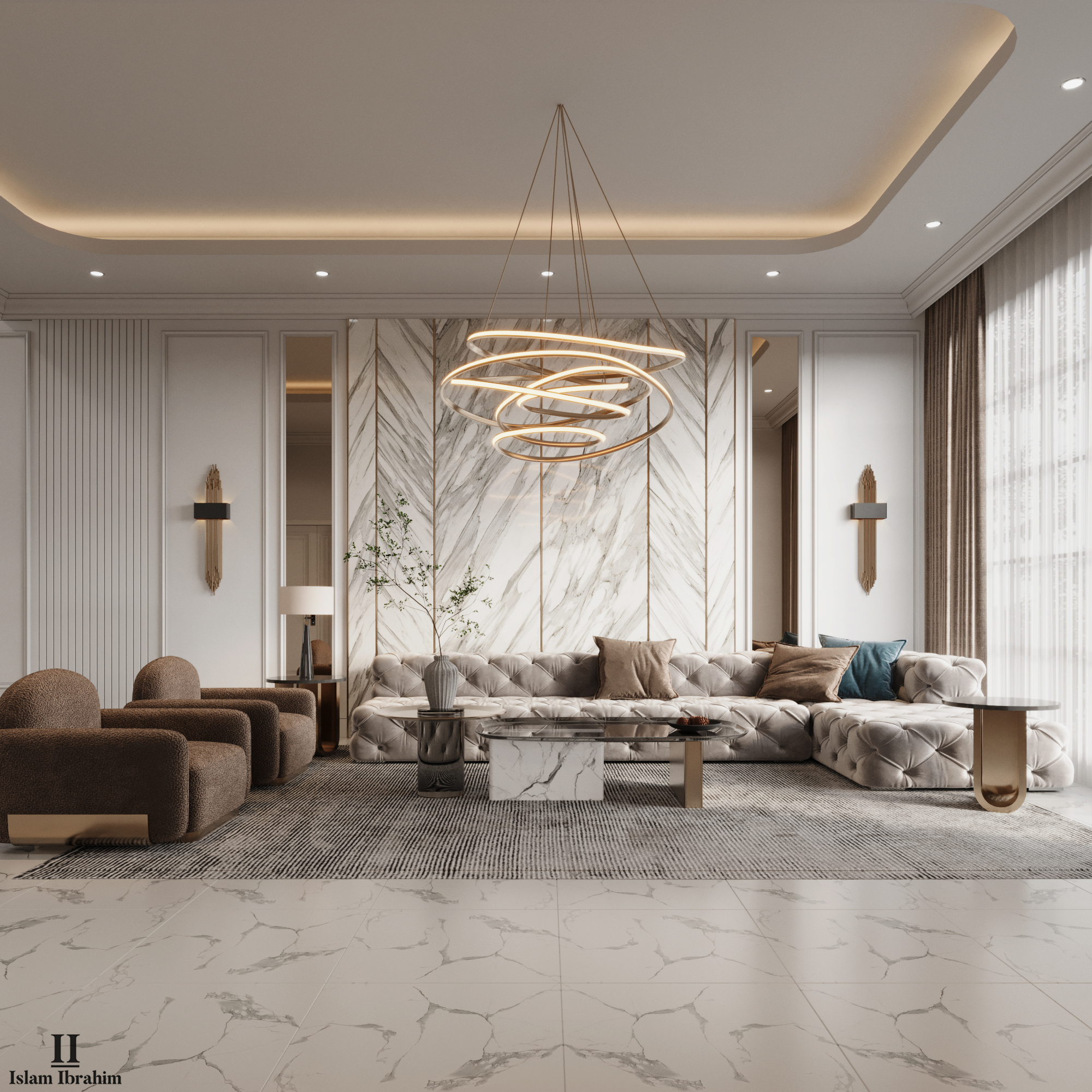 餐饮与起居区丨阿联酋丨ISLAM IBRAHIM & MUHAMMED SALAH-11