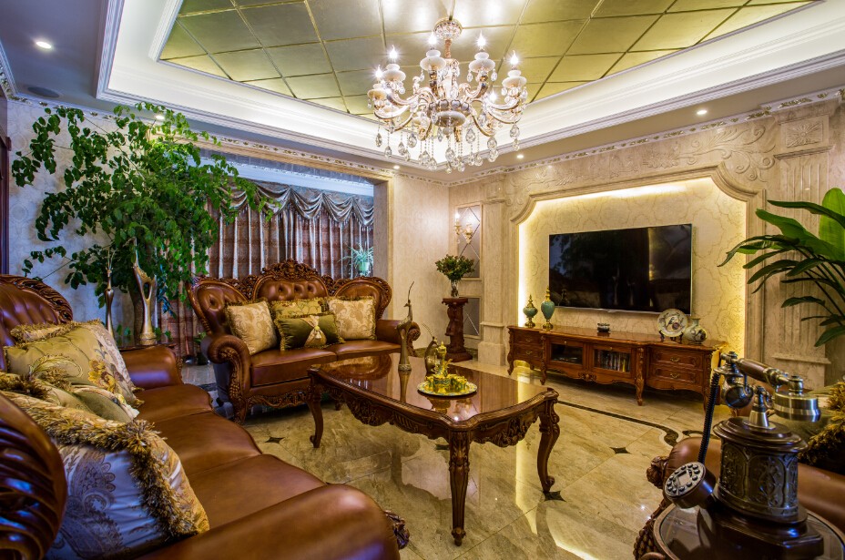 世茂二期 1 号楼美式风格室内设计-4