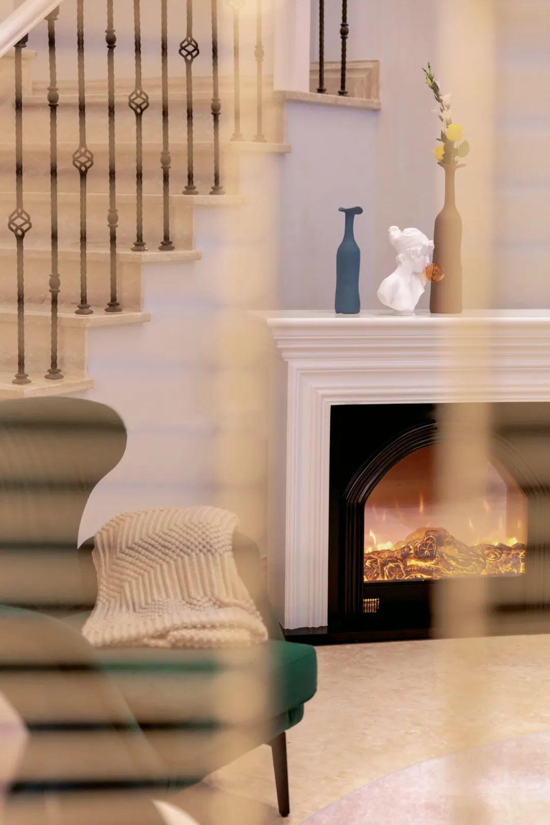 君悦湾 400㎡别墅法式混搭风设计丨尚层别墅装饰-22