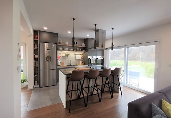 萨格勒布周边装配式房屋室内设计丨克罗地亚萨格勒布丨DOMUS plus d.o.o.-2