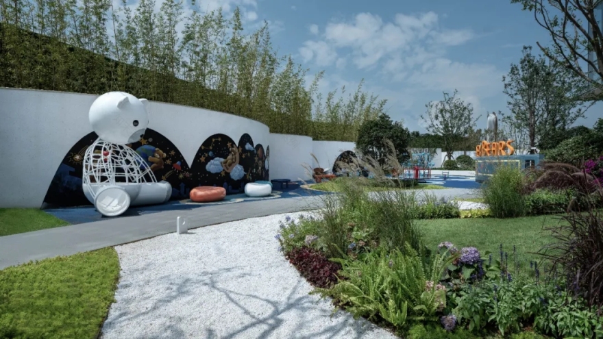 昆明绿地香港·海之城示范区景观-23