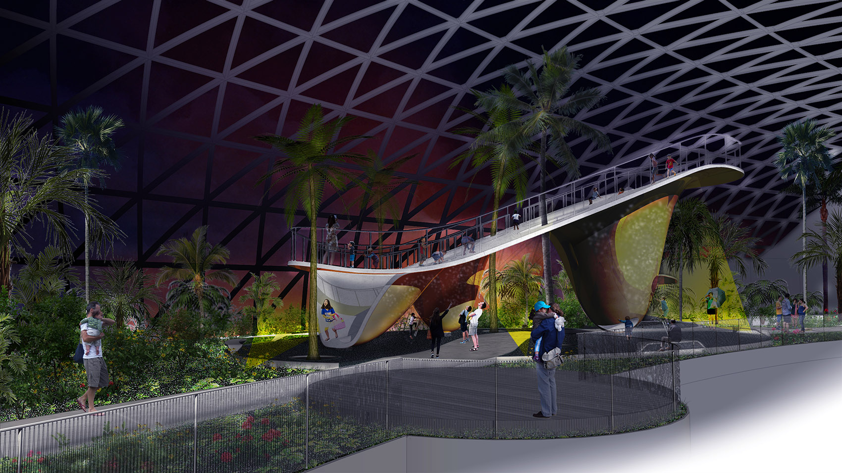 Jewel樟宜机场大楼探索滑梯，新加坡 / Carve + Playpoint-69