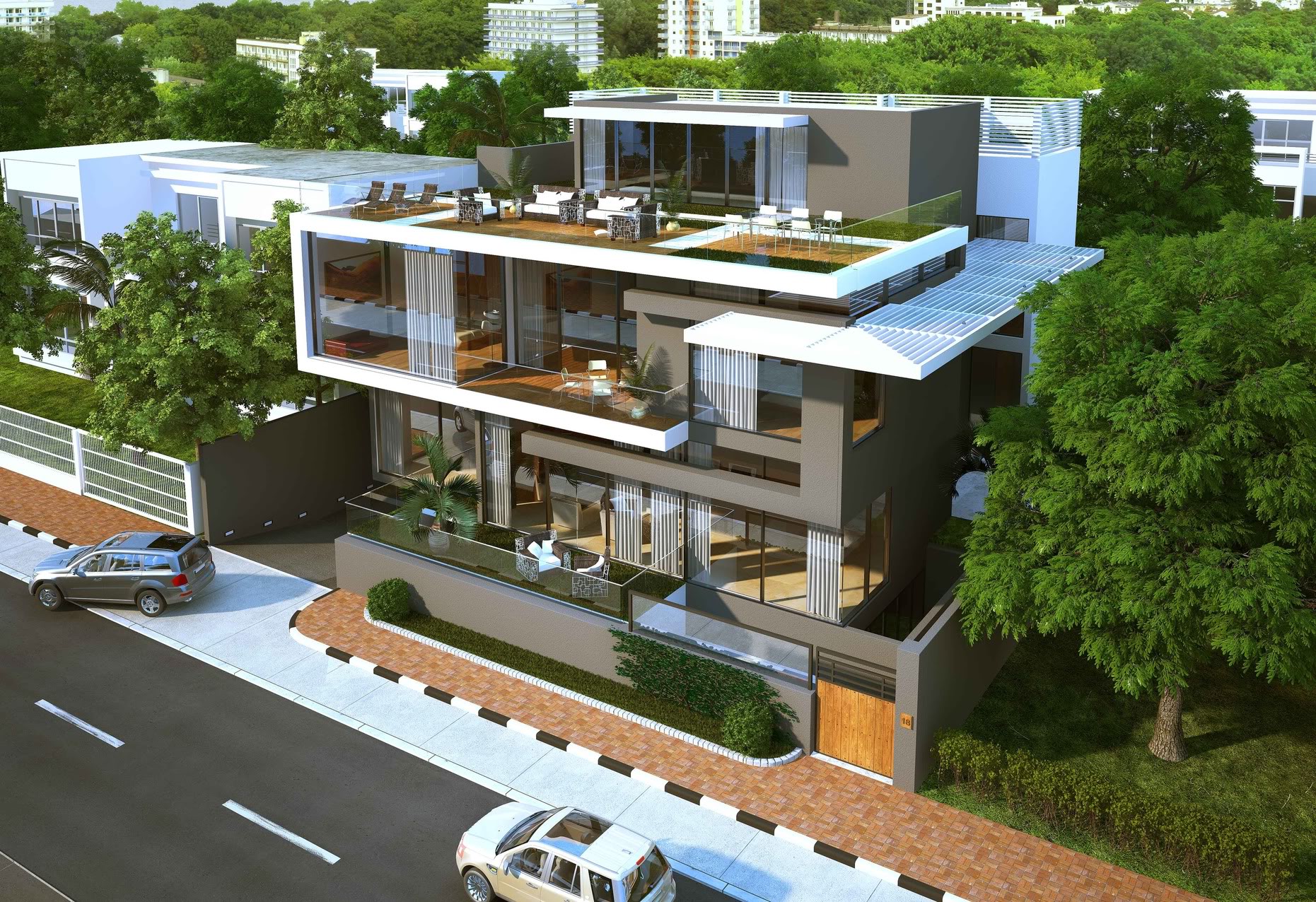 私人住宅设计概念展示，创新室内空间-3