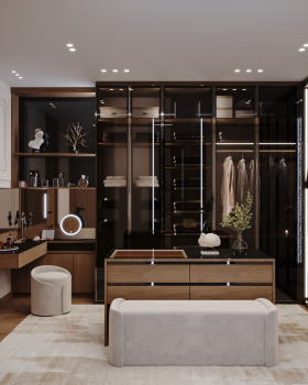 新古典卧室及更衣室设计