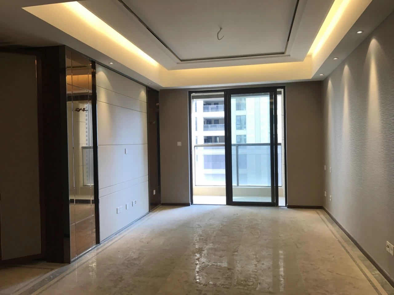 《构色》南京升龙天汇 90 平米三室两厅精装房改造,深蓝金色的复古典雅空间-8