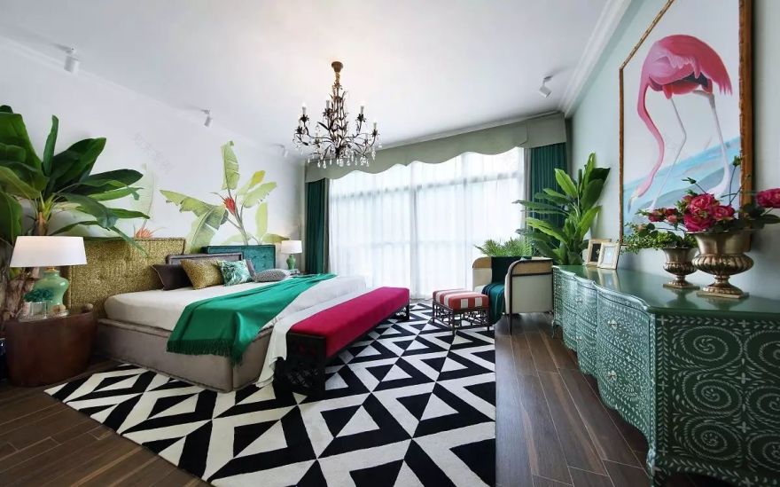 【軟裝設計】藍途新作 | 惠東小徑海岸城花園一期东南亚风格別墅樣板房-35