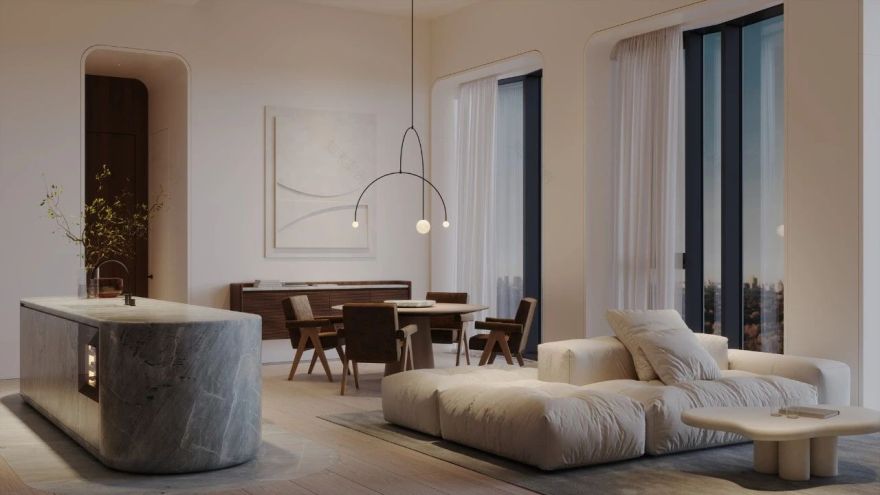 208㎡顶层大平层室内空间设计丨Babayants-6