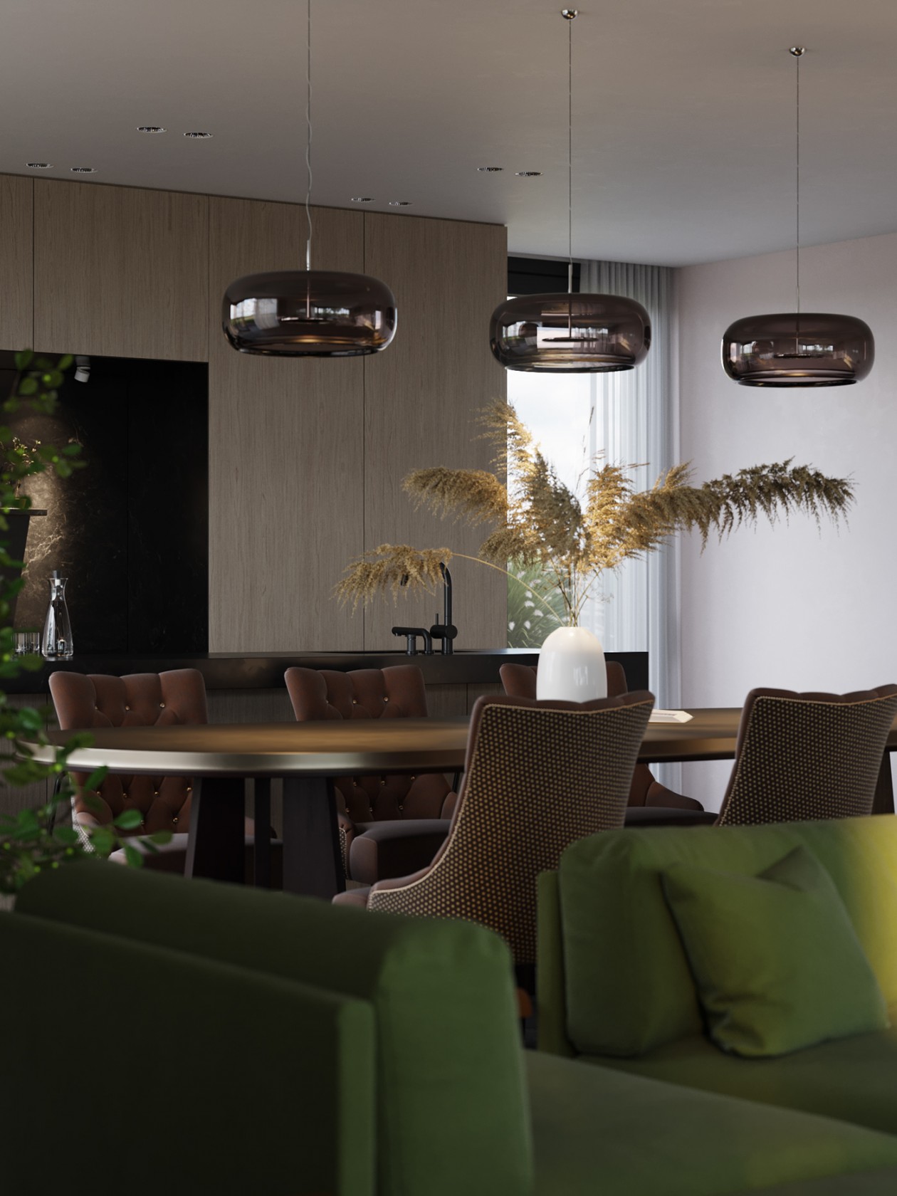 现代风遇上绿色系，精简的效果展示！-8