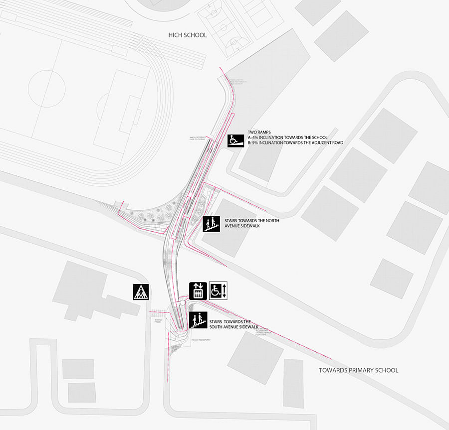 帕福斯悬臂式人行天桥提案丨塞浦路斯帕福斯丨塞浦路斯EP Architects-9