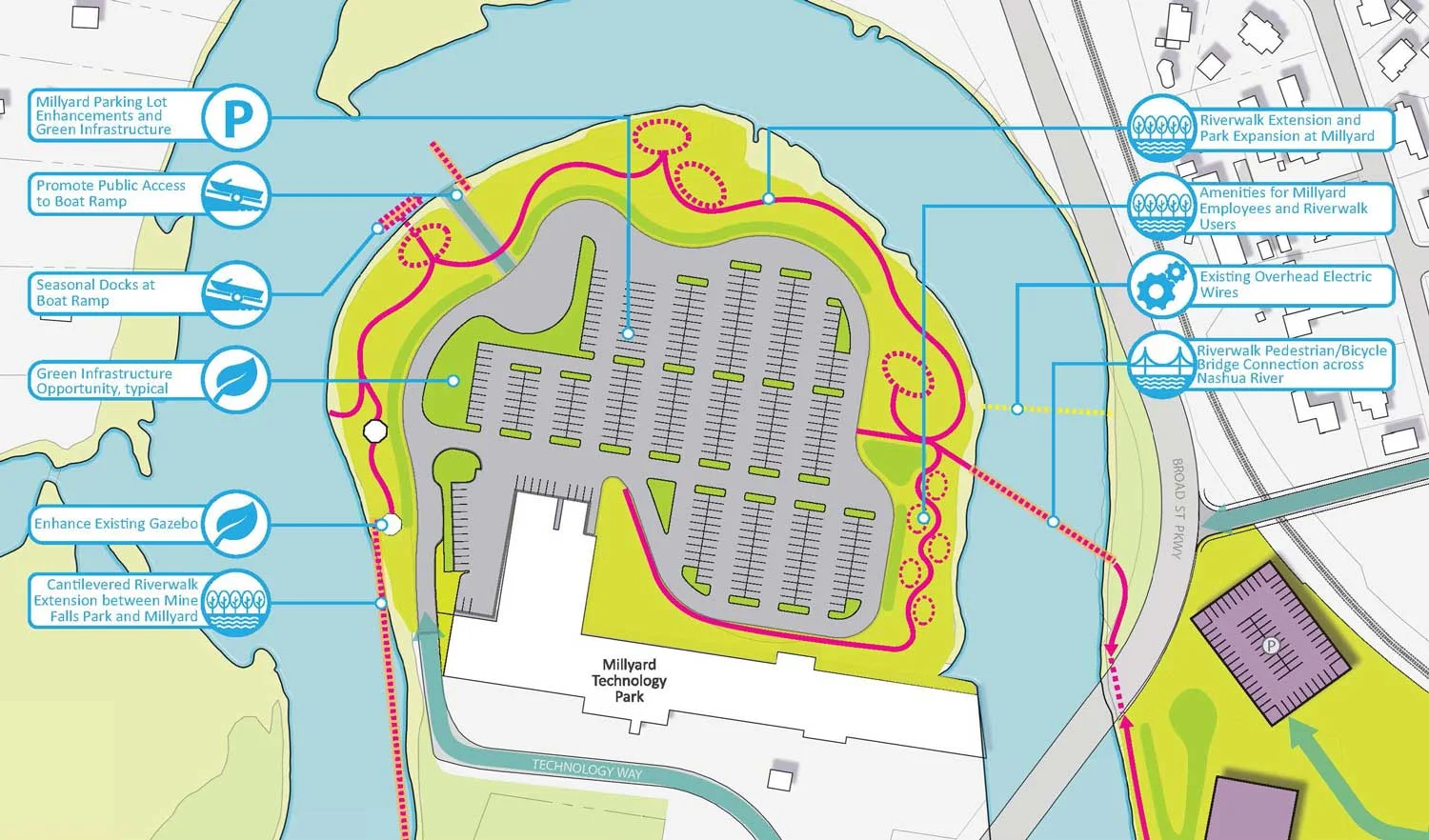 纳舒厄市中心河滨规划丨United StatesNashua-8
