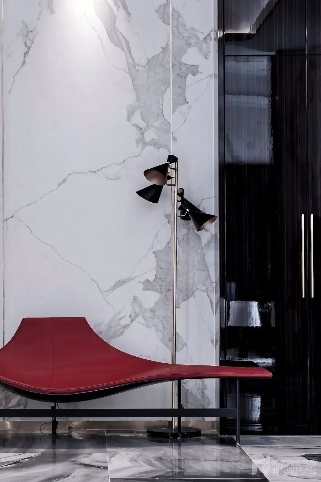 意式轻奢风别墅设计丨中国杭州丨尚层别墅装饰-19