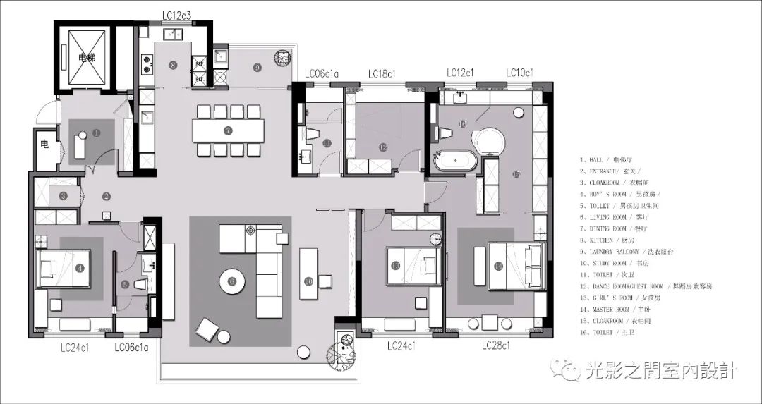 广州品质家庭生活 | 光影之间的从容设计-58