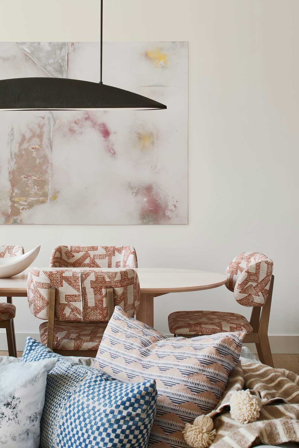 纽约 Flatiron 建筑的柔和粉色公寓-4