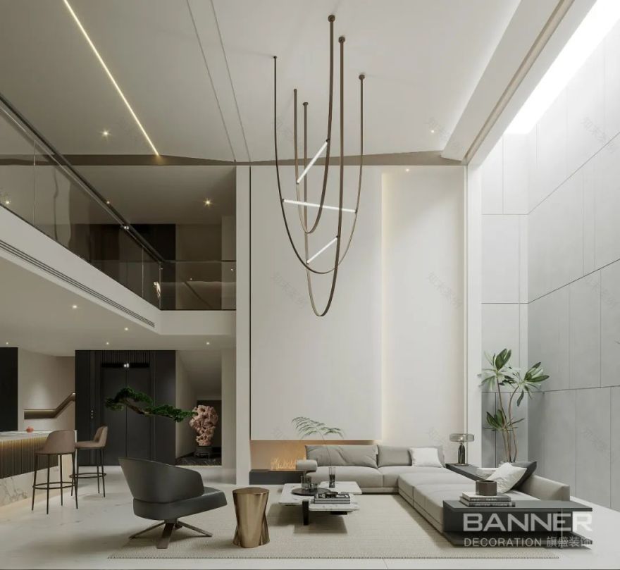 揽月府二期480㎡现代叠墅-25