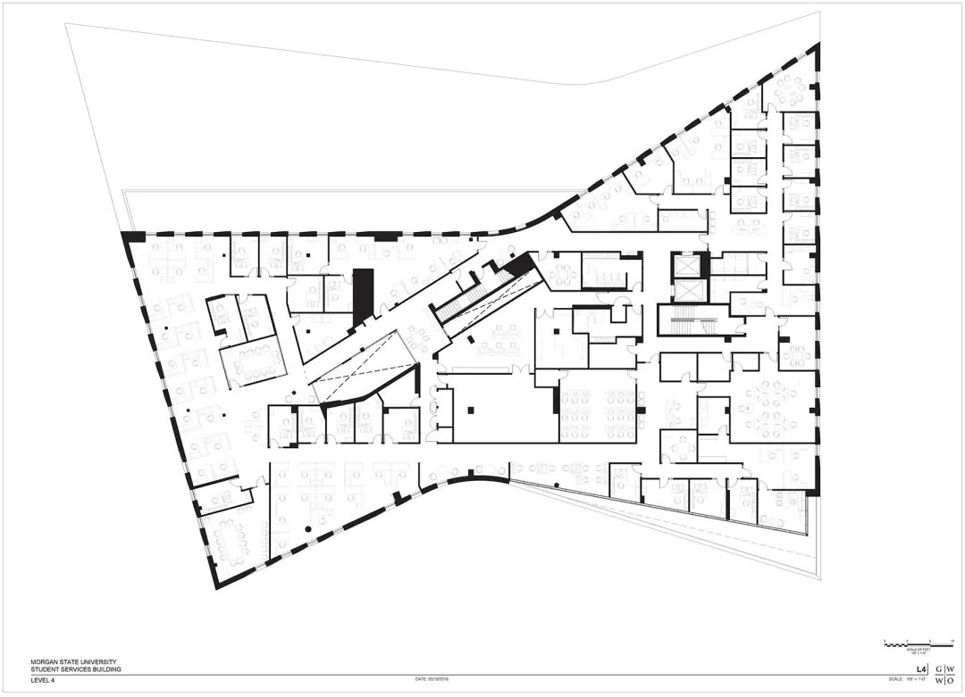 摩根州立大学学生服务中心丨美国巴尔的摩丨Teeple Architects 与 GWWO Architects-108