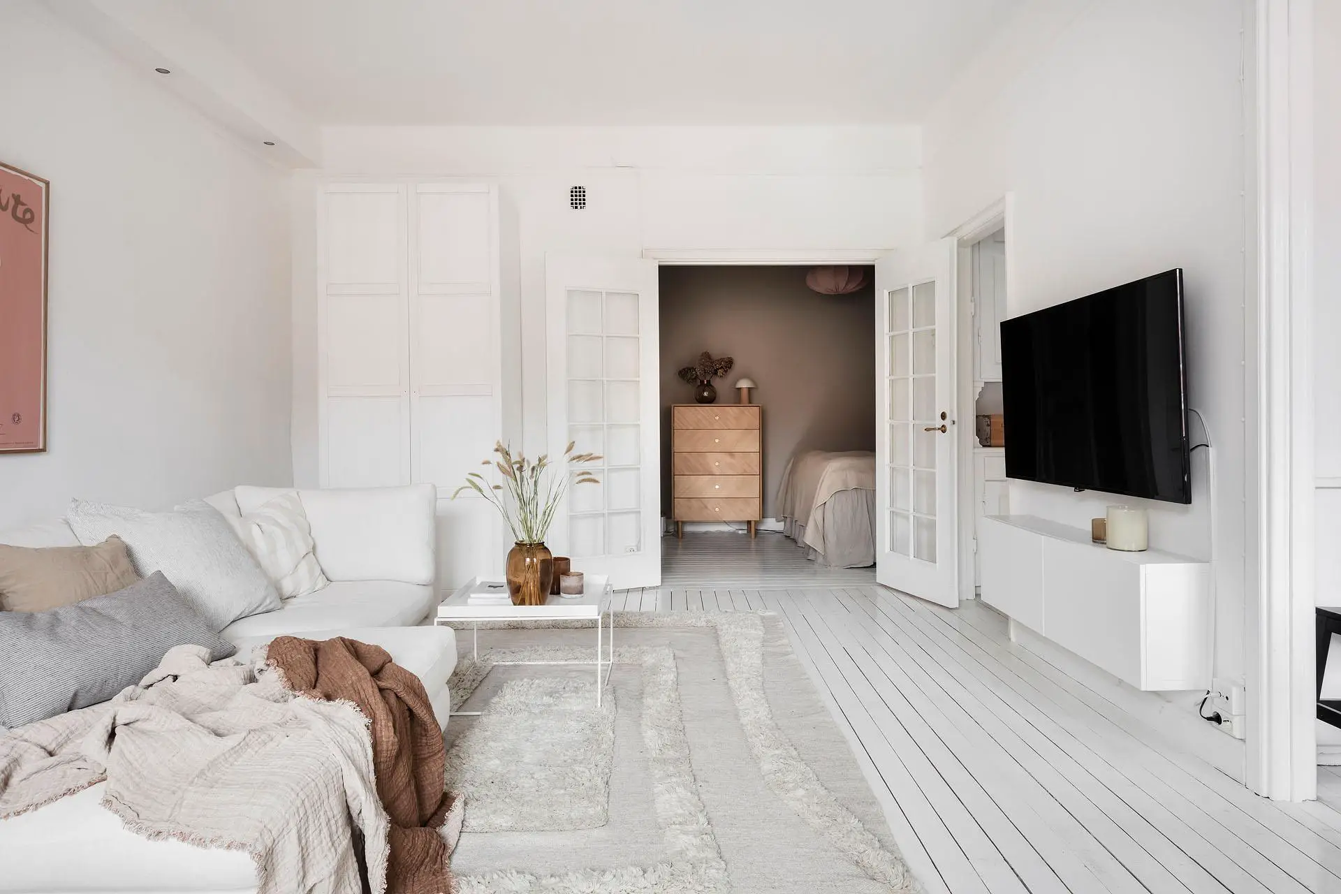 瑞典 55m2 复古一居，砖墙设计亮点受瞩目-14