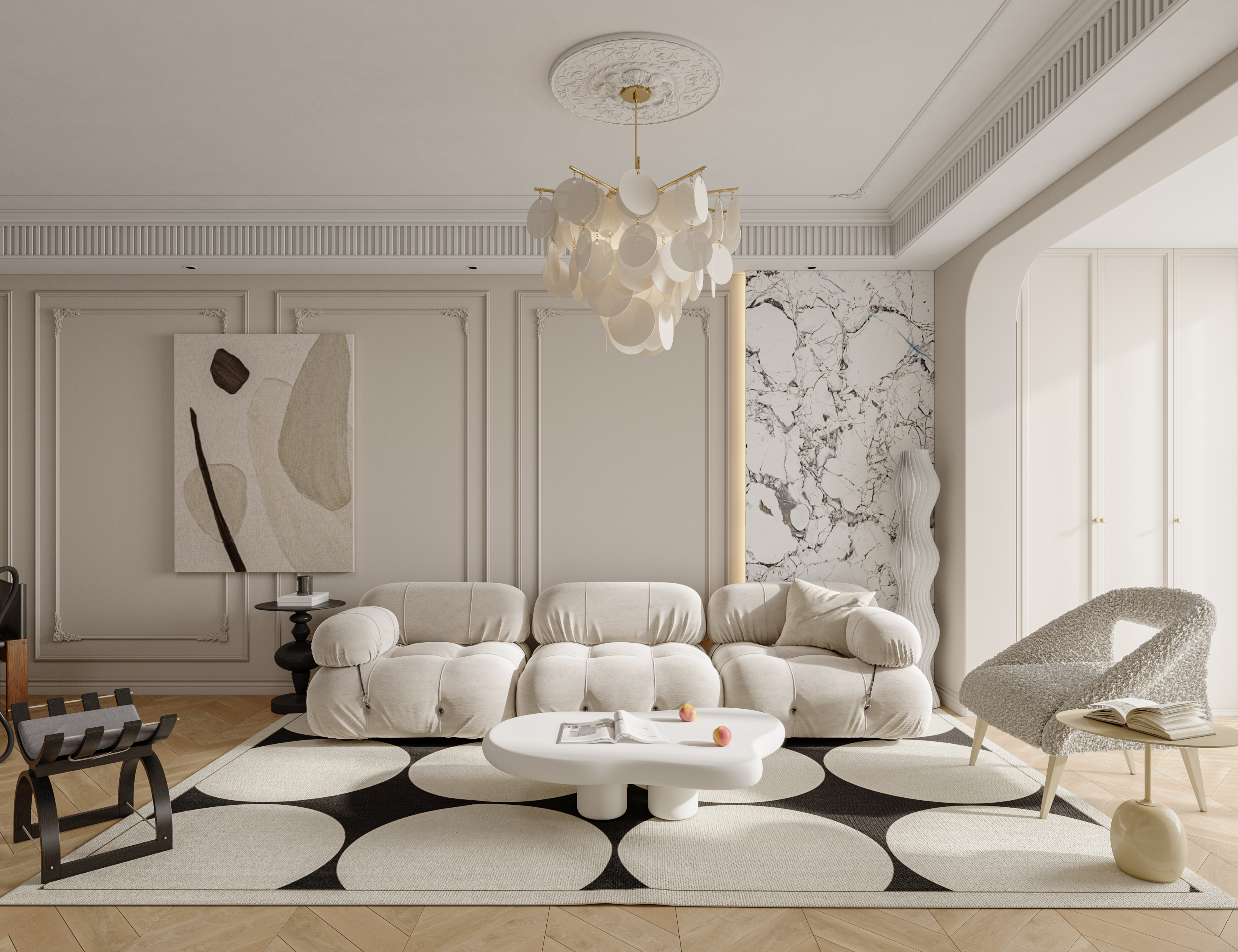 奶油风简约法式-8