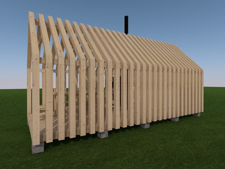 夏季厨房建造-8