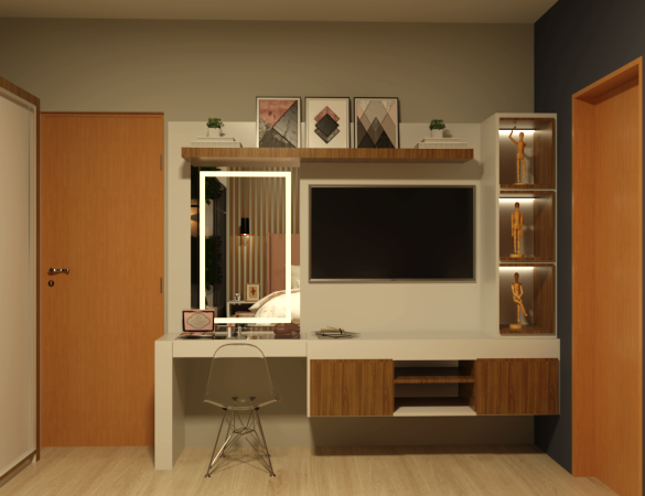 Quarto simples com banheira integrada-1