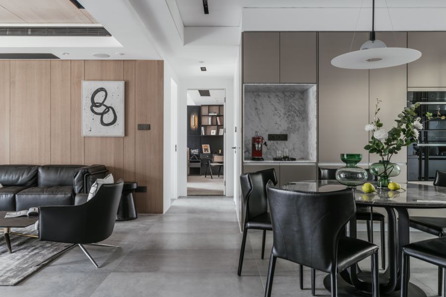 淮安绿地中央公馆现代私宅 | 自然纯粹的空间艺术-10