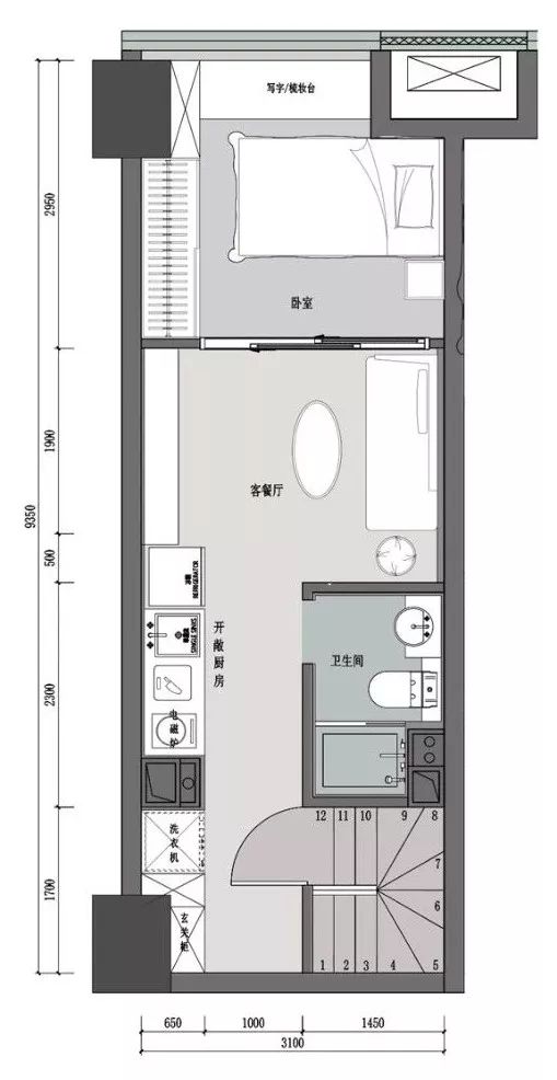 绿地兴港·航都会 | 小空间大欢喜的室内设计-59