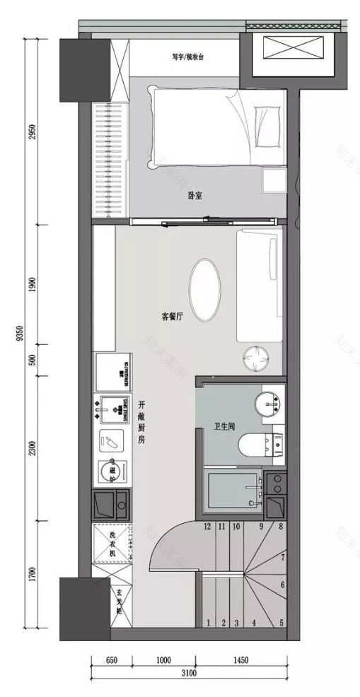 绿地兴港·航都会 | 小空间大欢喜的室内设计-59