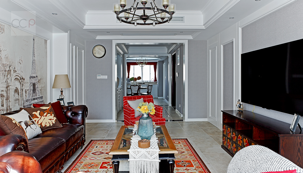 美式风情的绿城御园家装实景-10