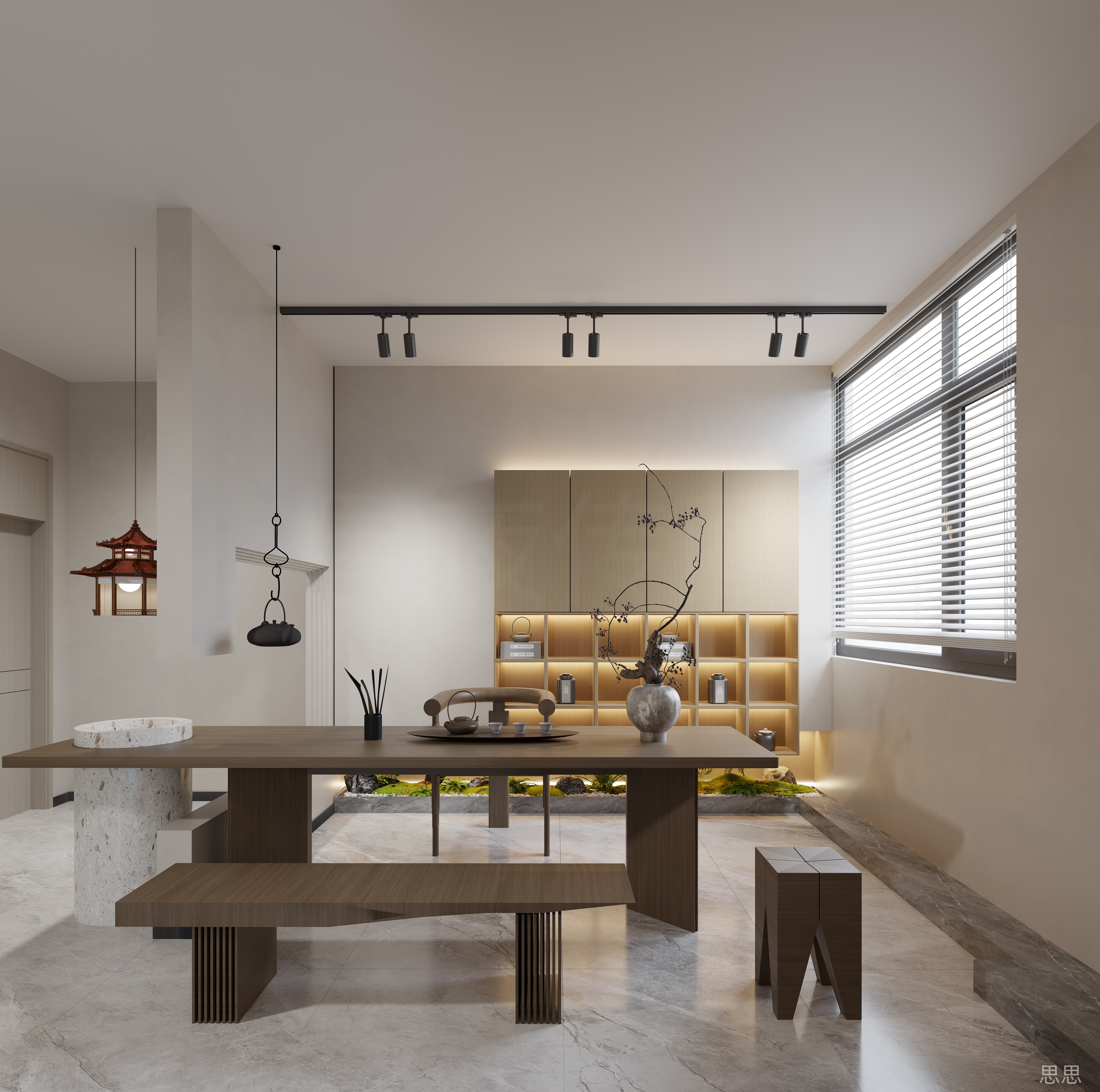 茶室设计｜静谧的时光，只需要一个小小的茶室-2