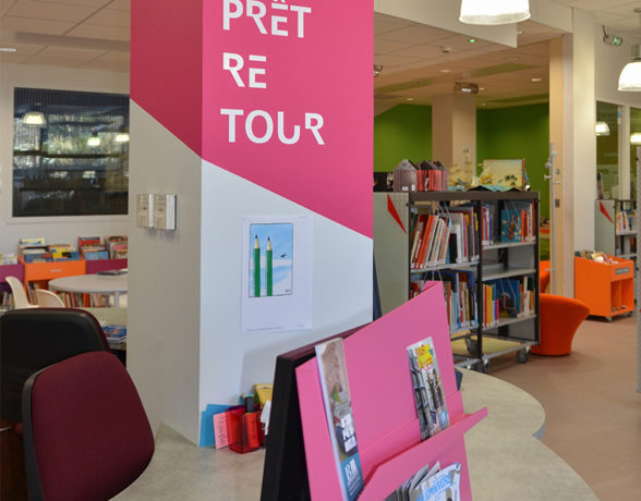 第戎方丹德乌什区新图书馆导视系统设计项目丨法国第戎丨A4 Designers-14