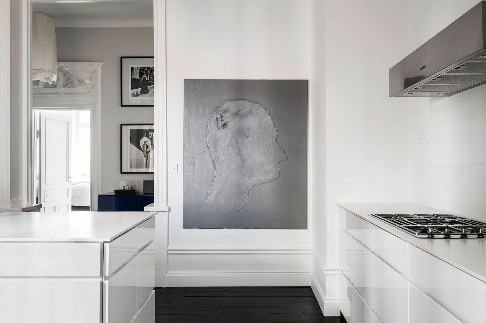 193㎡黑白两色的极简优雅家园-20