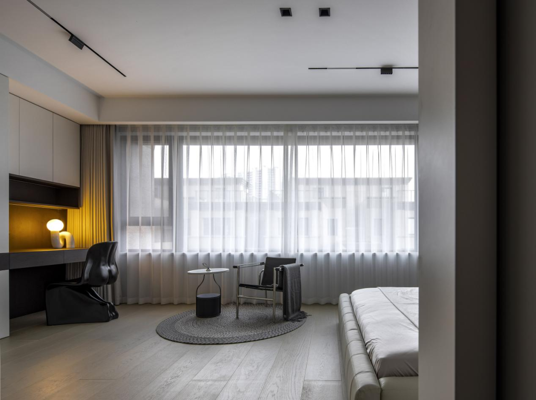 黑白灰的优雅奏鸣曲 · 原石空间设计的 170㎡上跃公寓丨中国温州-33