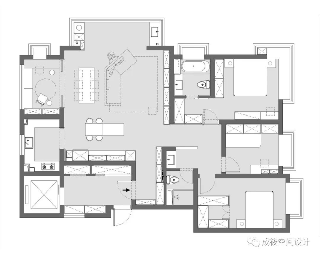上海 160㎡高级灰黑宅丨中国上海丨成筱设计-56