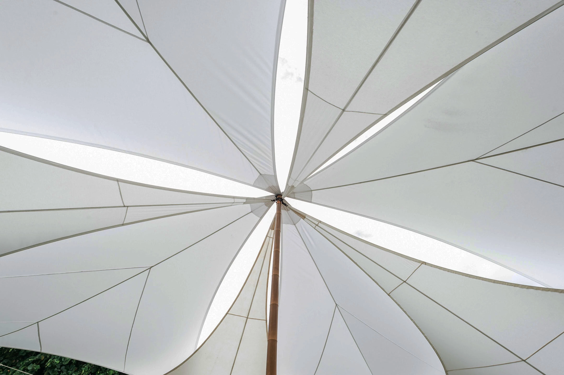 Textile bamboo structures for open-air events-22