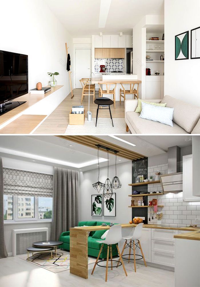 厨房与客厅一体化设计案例-175