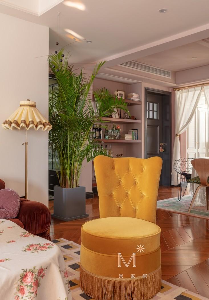 平层丨【一米家居】摩登与复古交织的旧时光-14