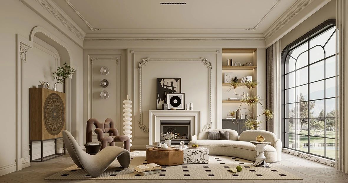 悬浮式电视背景墙设计-90