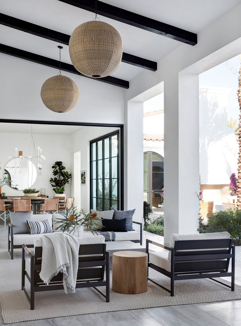 加州天堂泳池别墅,和谐内外空间-7