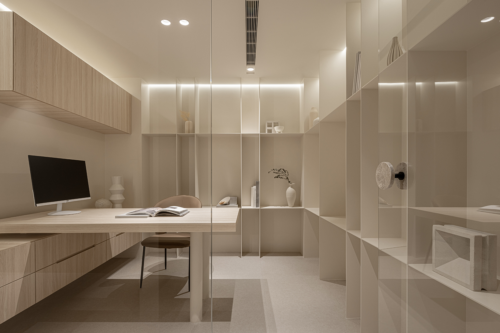 重塑空间,轴线与人的关係,打造艺廊般的牙医诊所丨大向设计Dimension Design-30