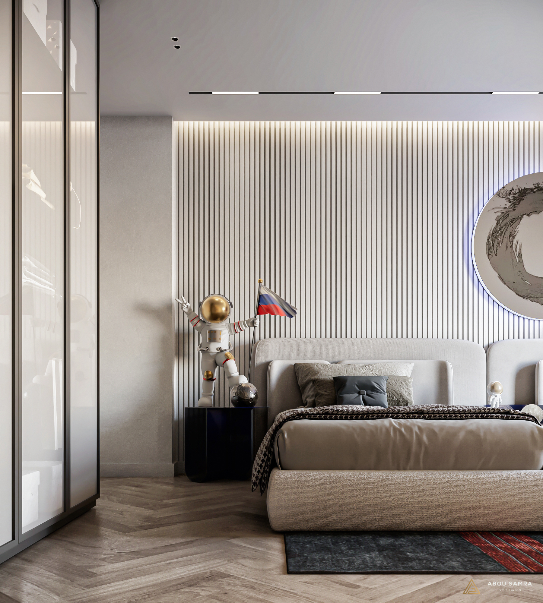 宇航员男孩房间丨埃及开罗丨MENNAT ALLAH EL.SAYED-9