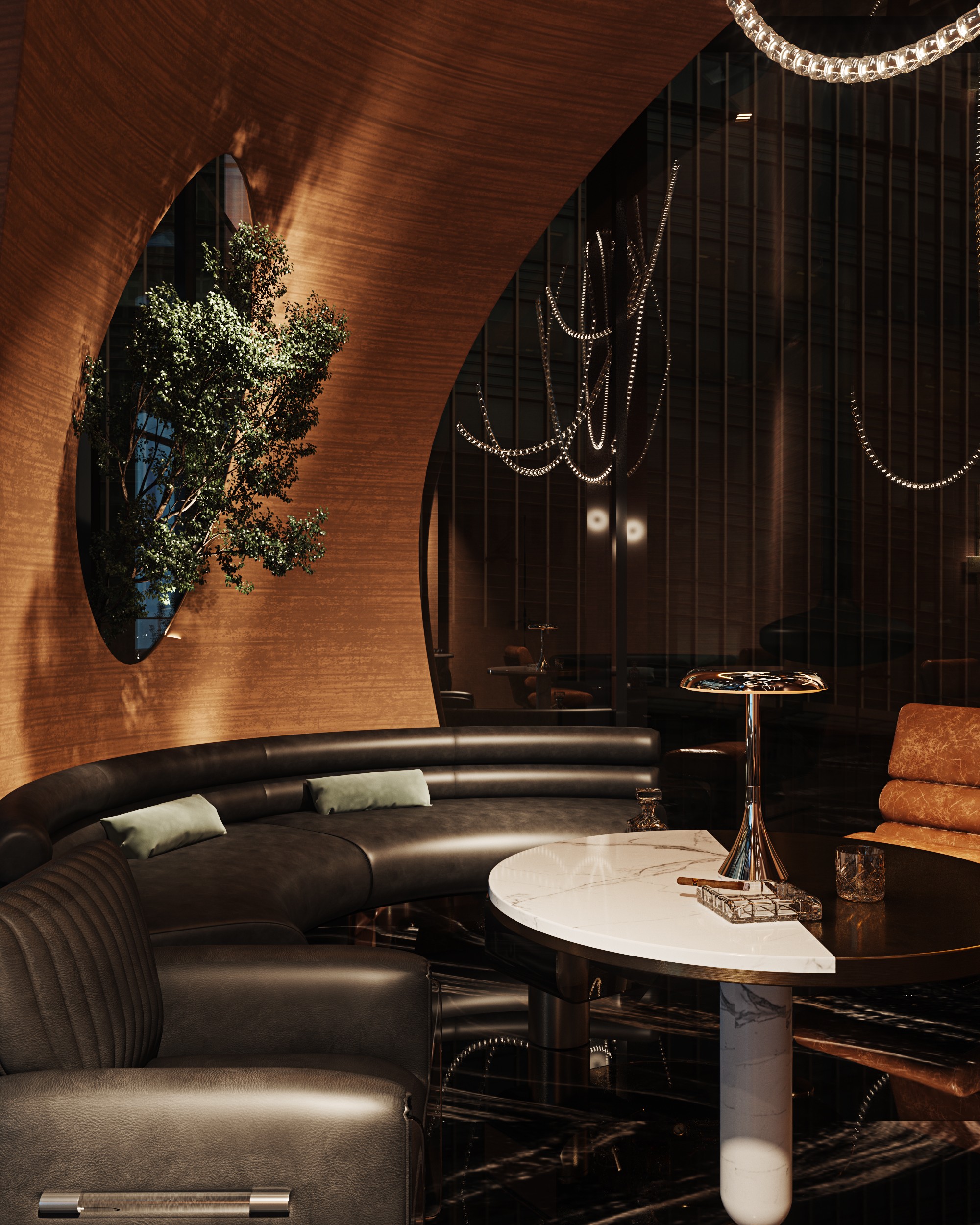 科技与时尚融合的室内设计典范——鸿烨表现-9