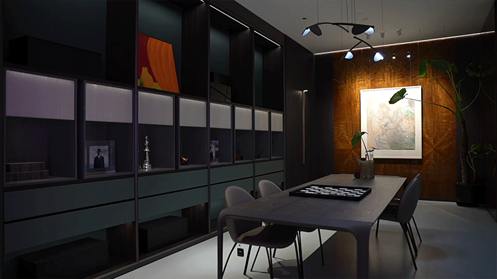 谷腾·三谷设计：新作｜木里木外潍坊高定体验店：智领鸢都，木启美好-24